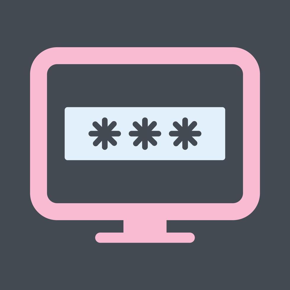 System Password Vector Icon