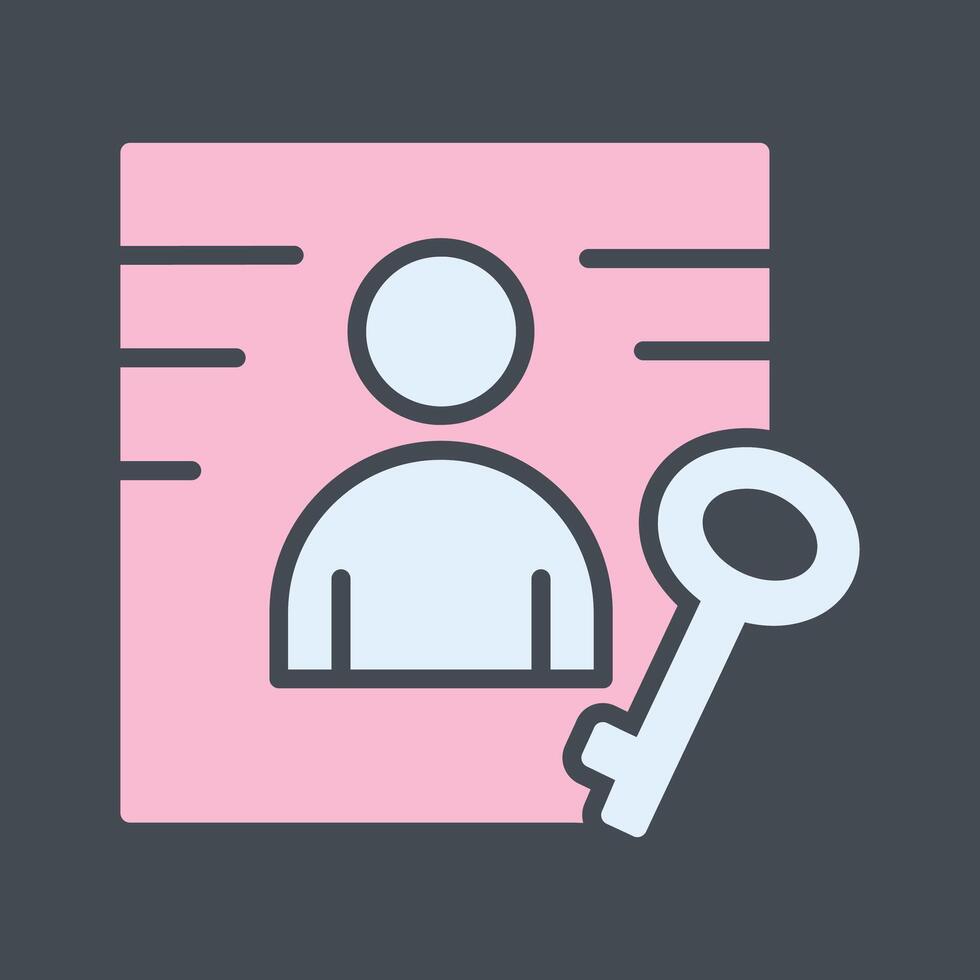 Business Key Vector Icon