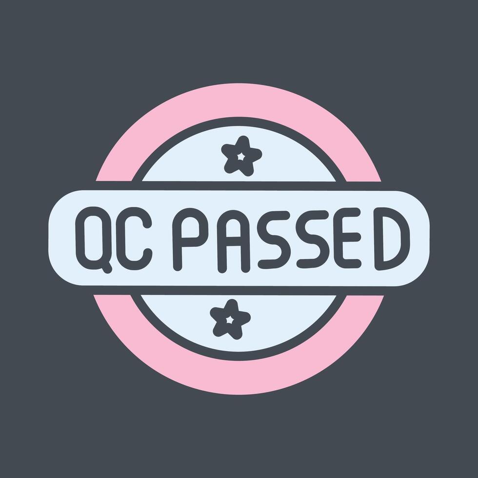 QC Passed Vector Icon