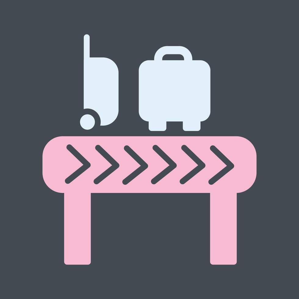 Luggage Carousel Vector Icon