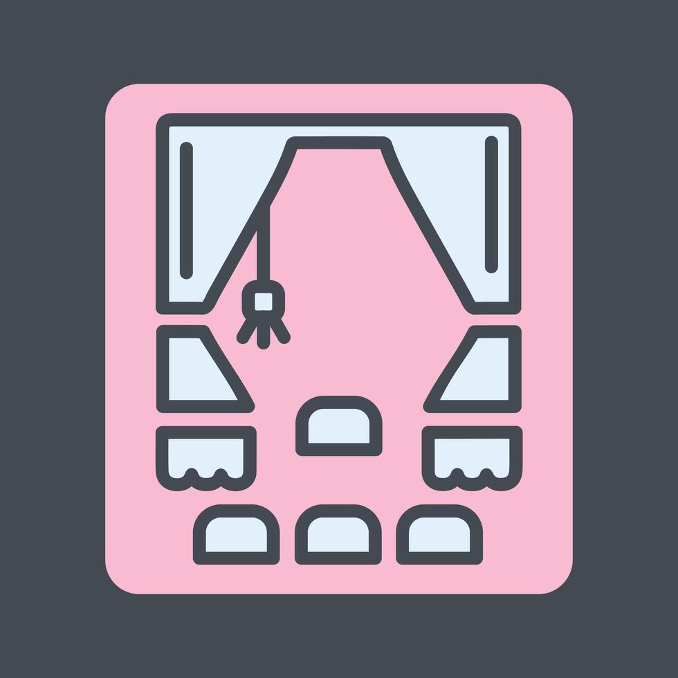 Curtain Vector Icon