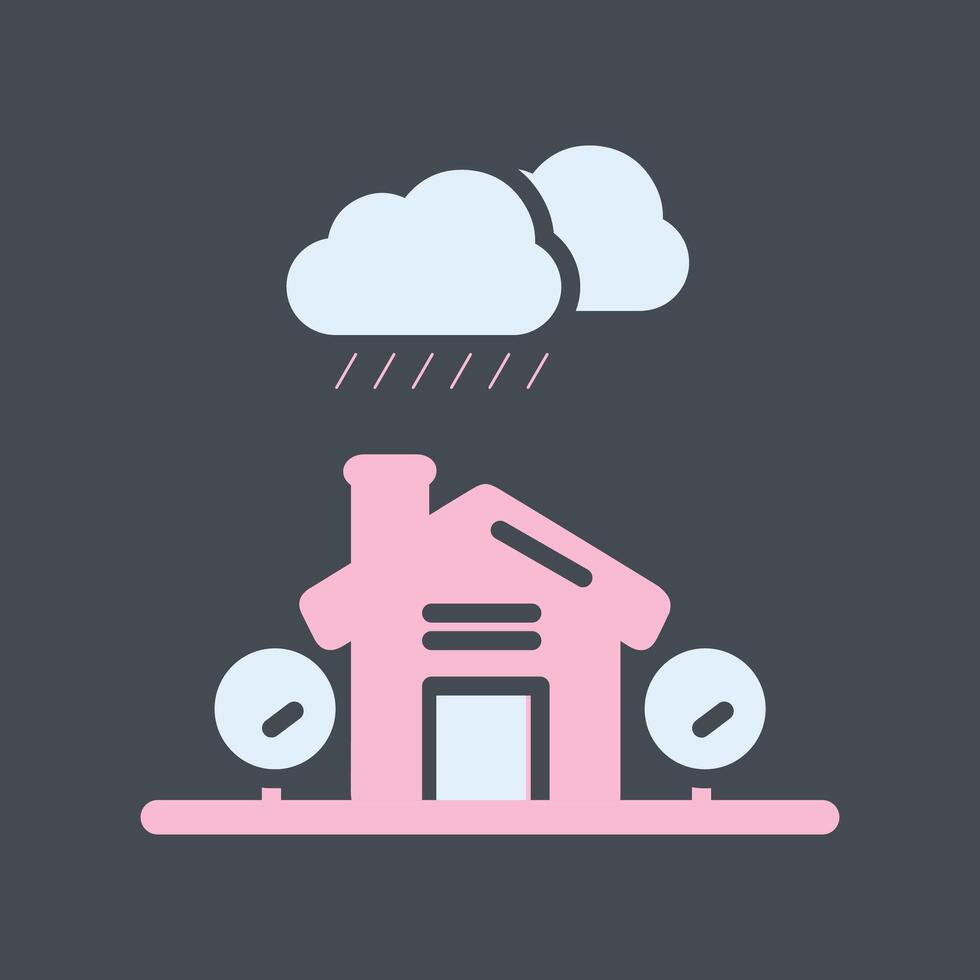 Rain Vector Icon