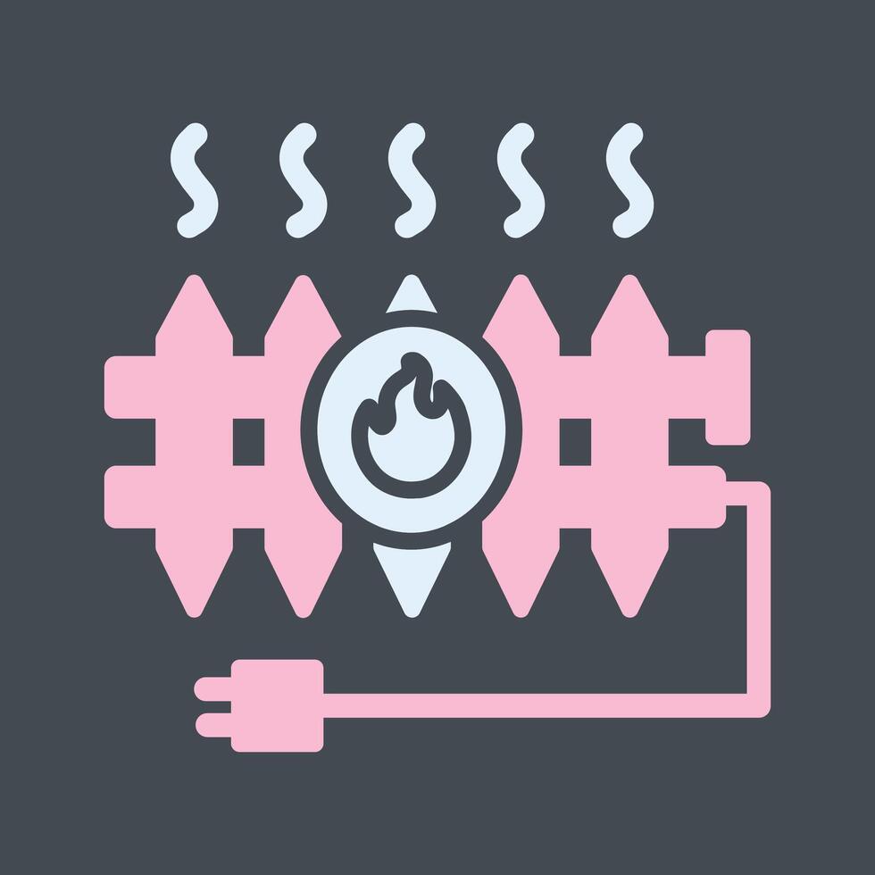 Heat Radiator Vector Icon