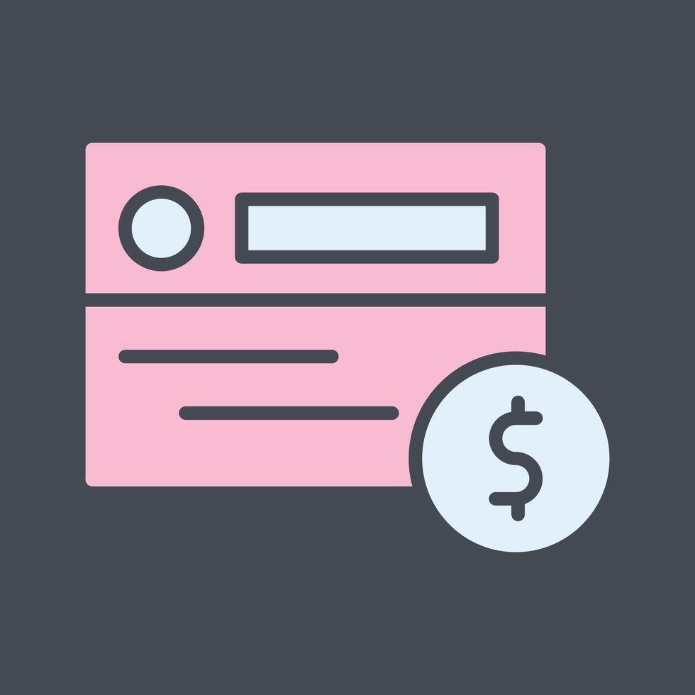 Card Payment Vector Icon