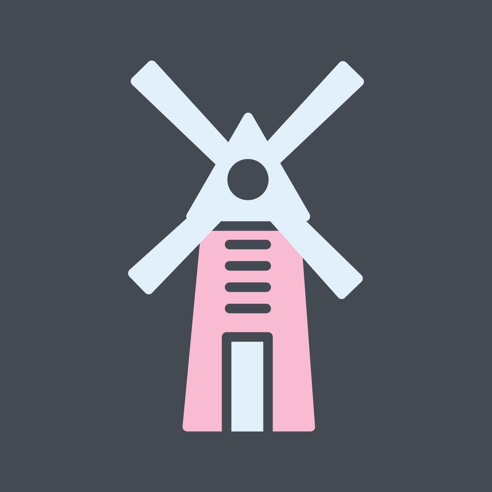 Windmill Vector Icon