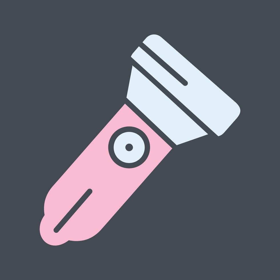 Flashlight Vector Icon