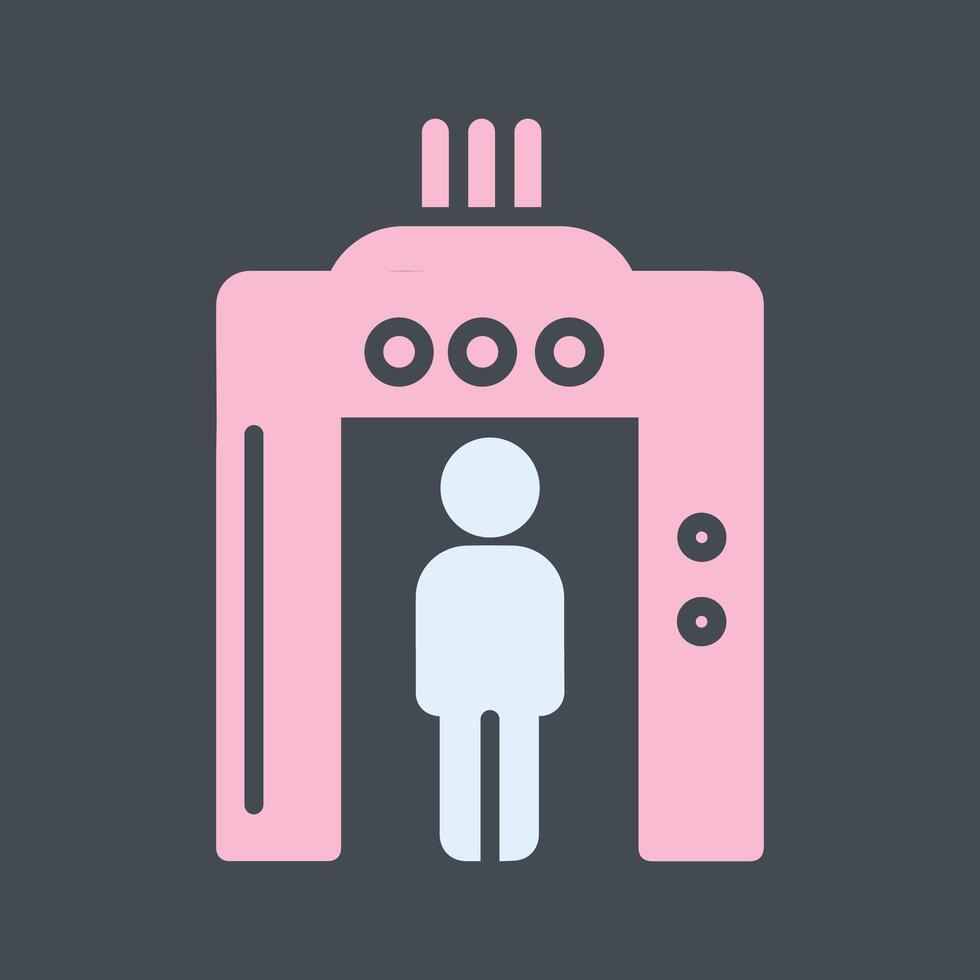 Airport Security Vector Icon