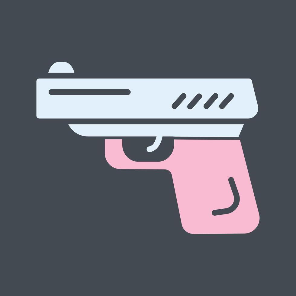 icono de vector de pistola