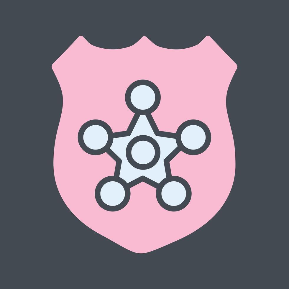 Police Badge II Vector Icon