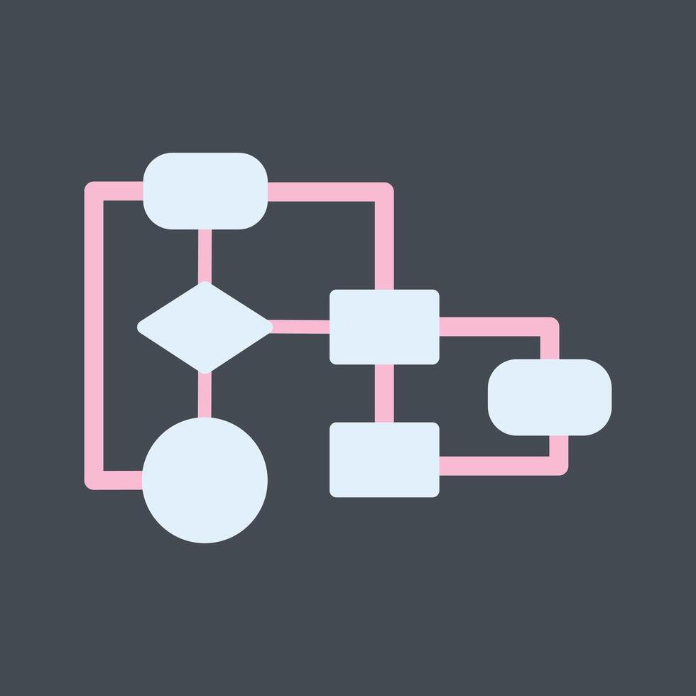 Flowchart Vector Icon