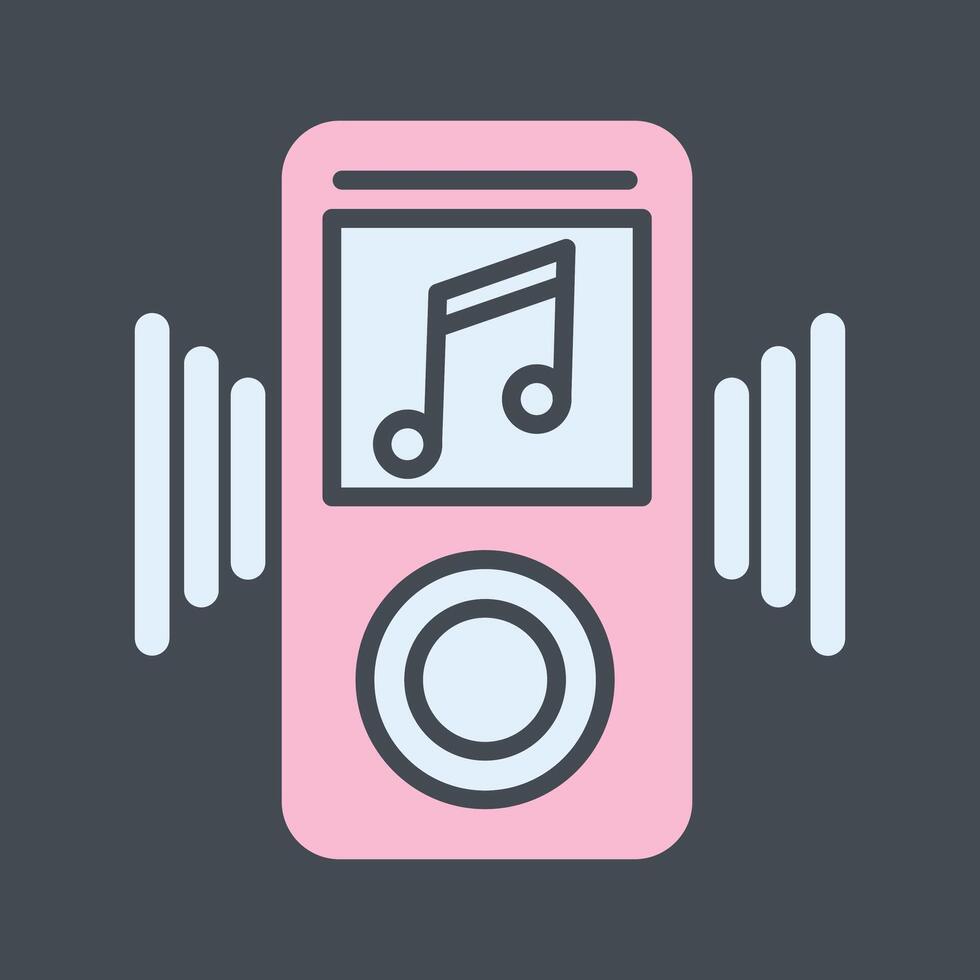 icono de vector de mp3