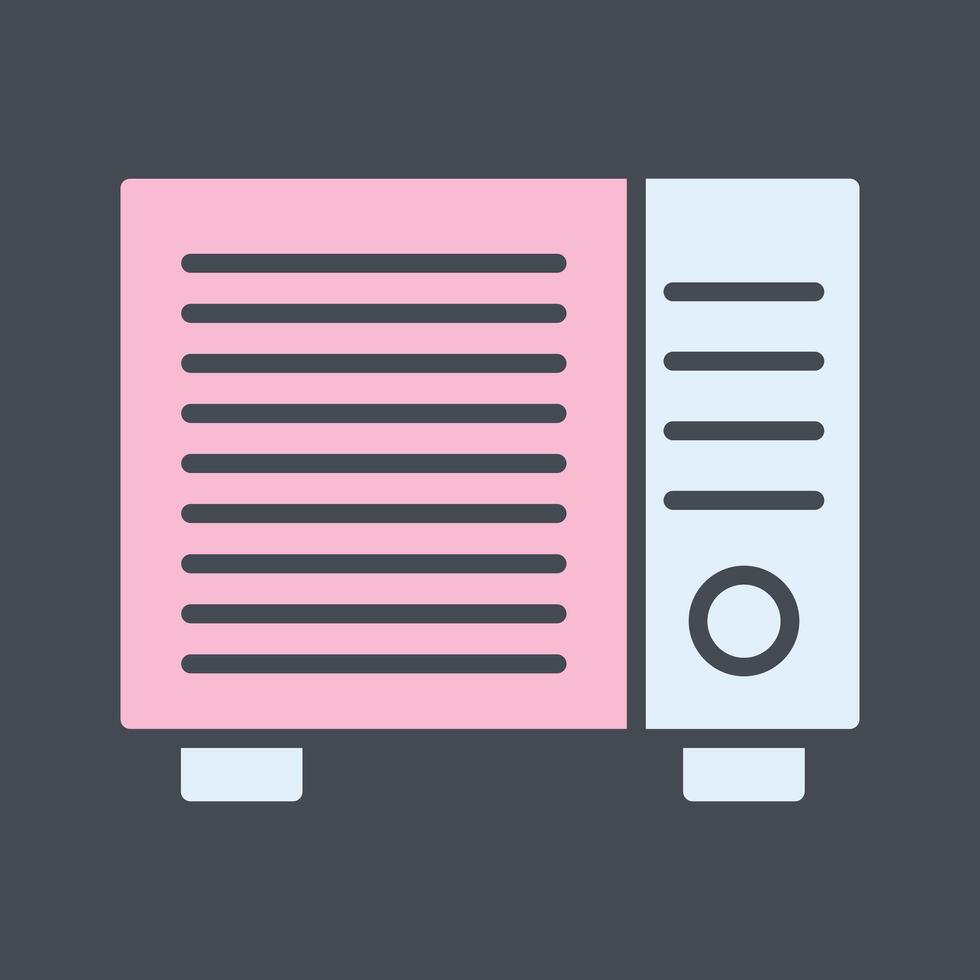 AC Window Unit Vector Icon