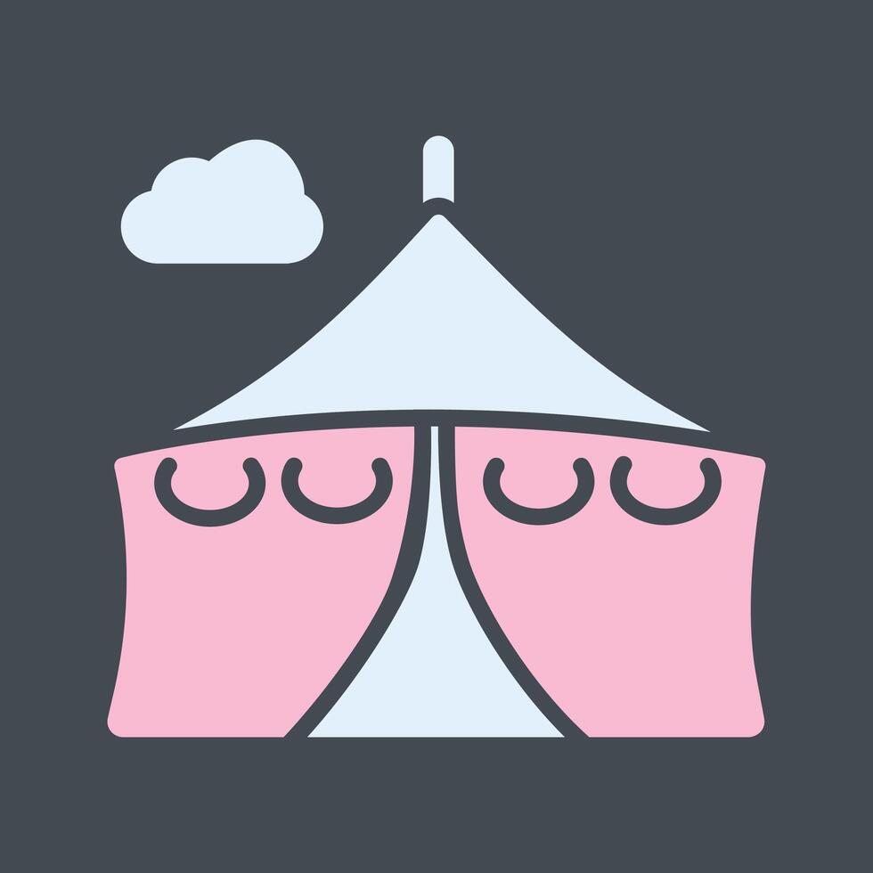 Tent Vector Icon