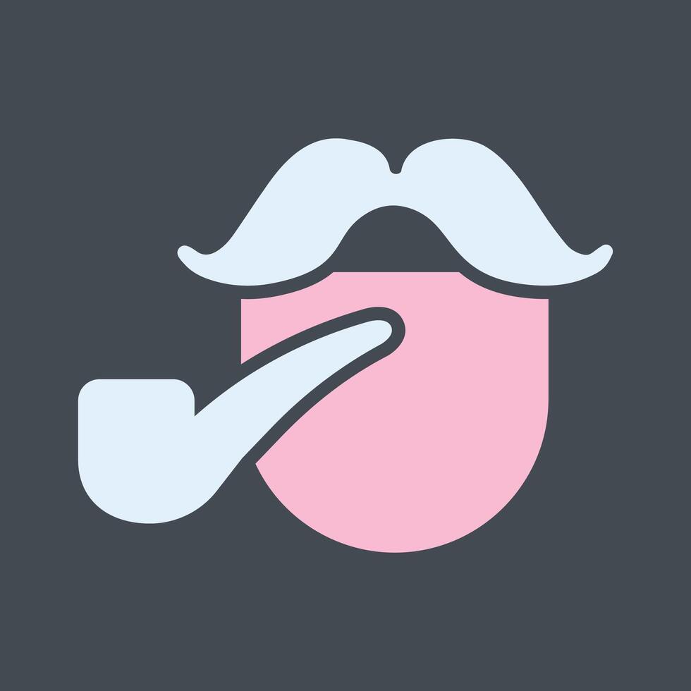 Pirate with Smoking Pipe Vector Icon