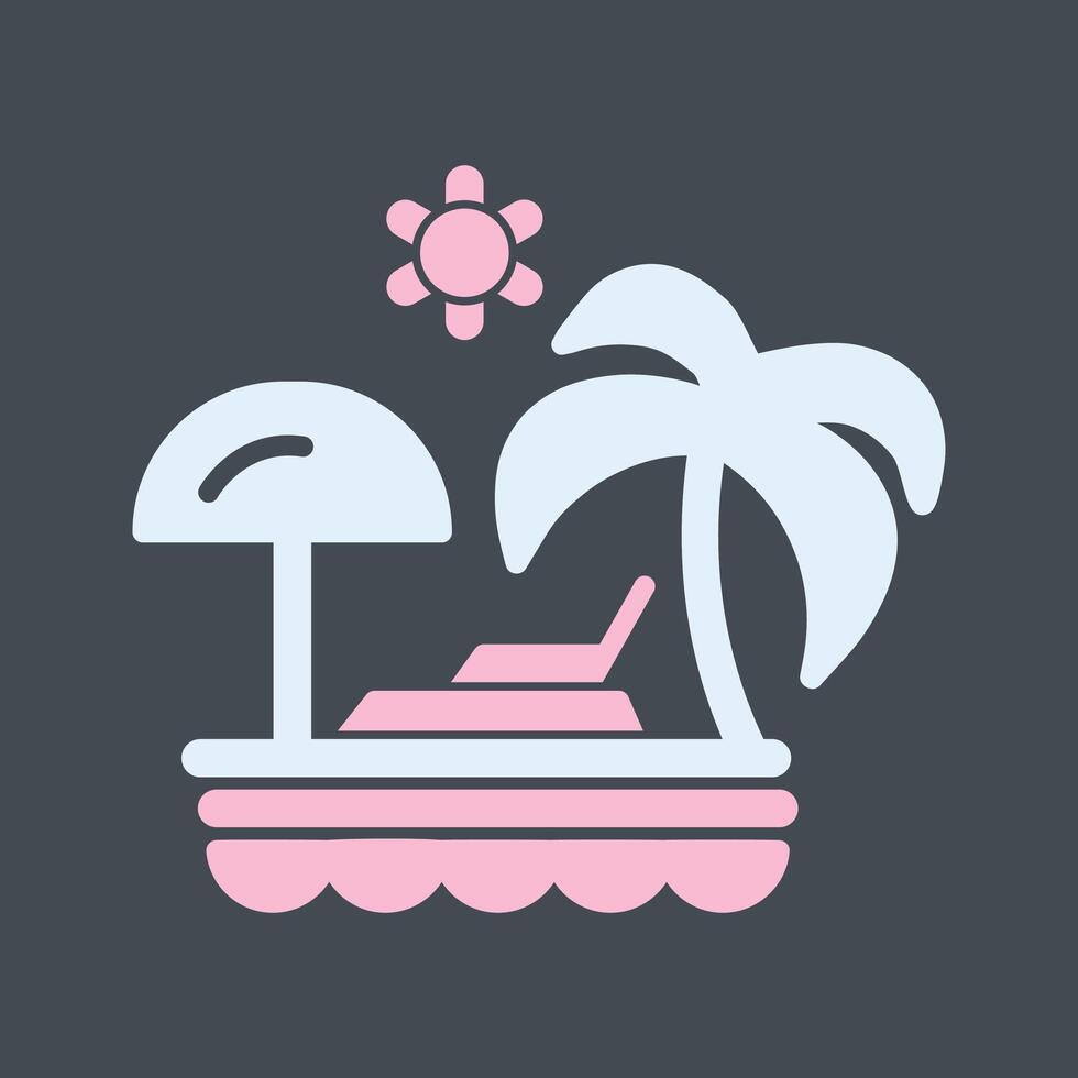 Vacation Spots Vector Icon