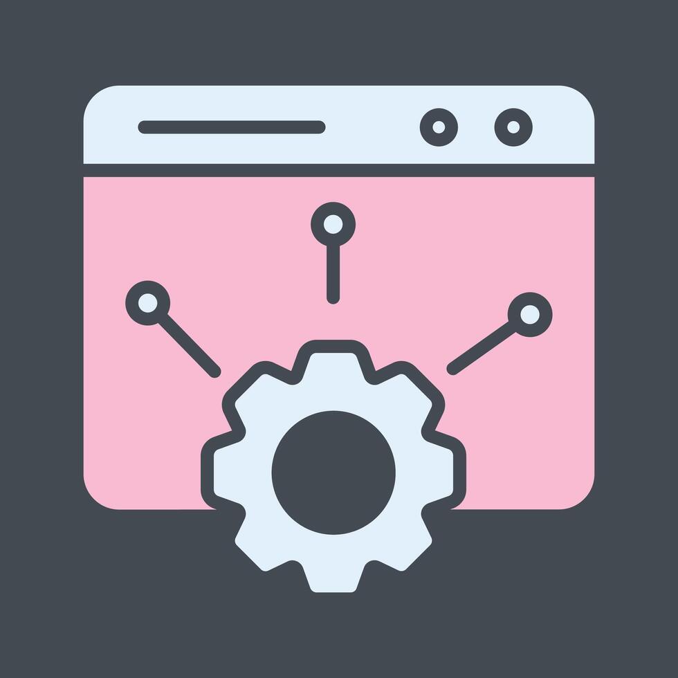 Web Setting Vector Icon