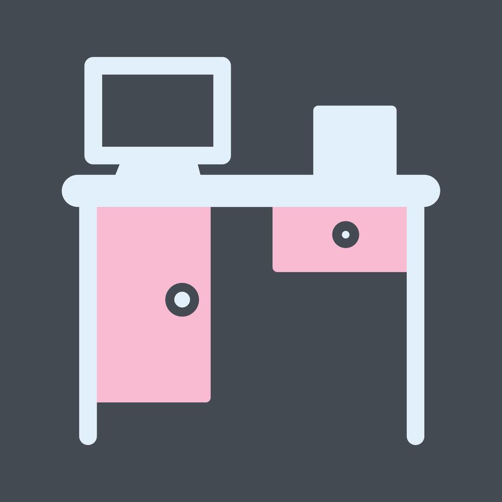 Working Table Vector Icon