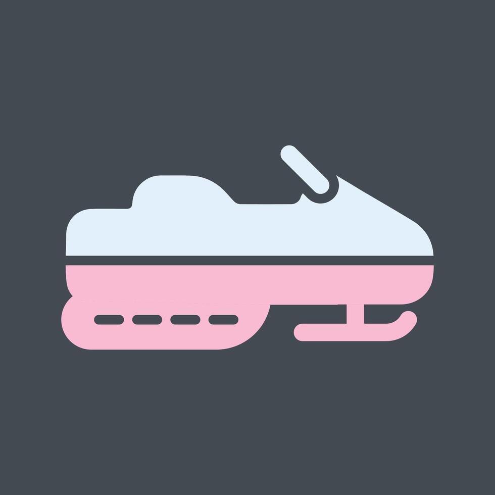 Snowmobile Vector Icon