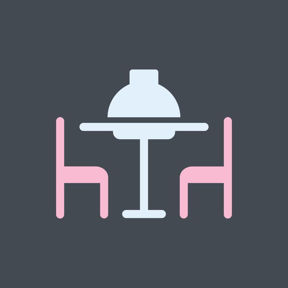Dinner Table II Vector Icon
