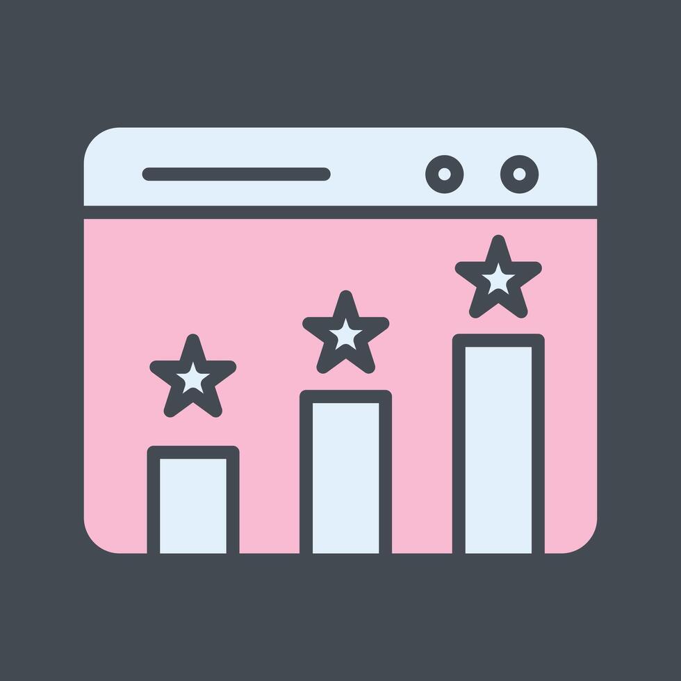 Website Ranking Vector Icon