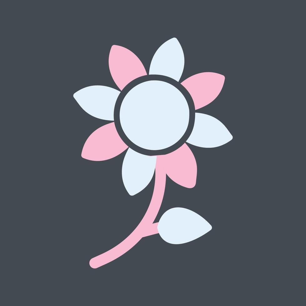 icono de vector de flores