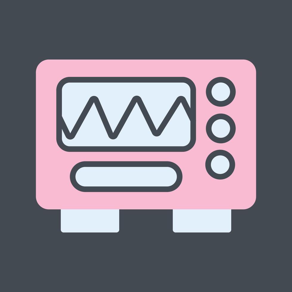 Oscilloscope Vector Icon