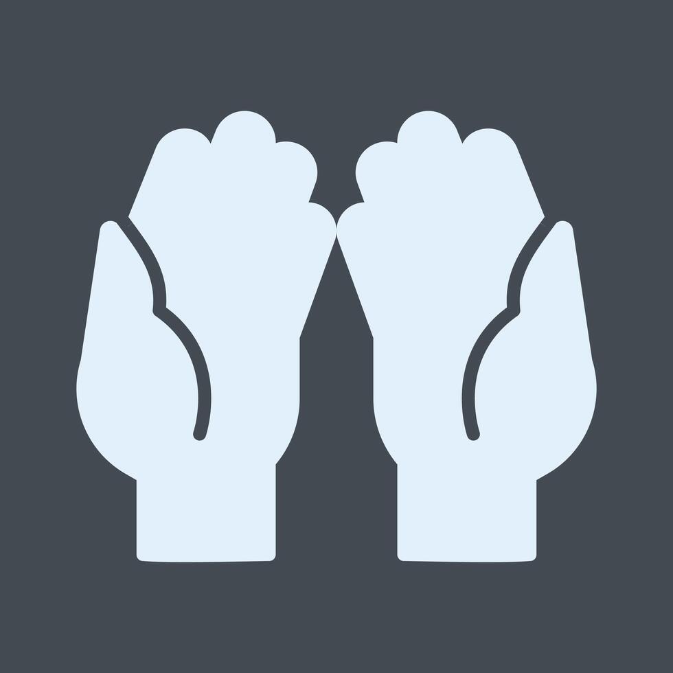 Praying Hands Vector Icon