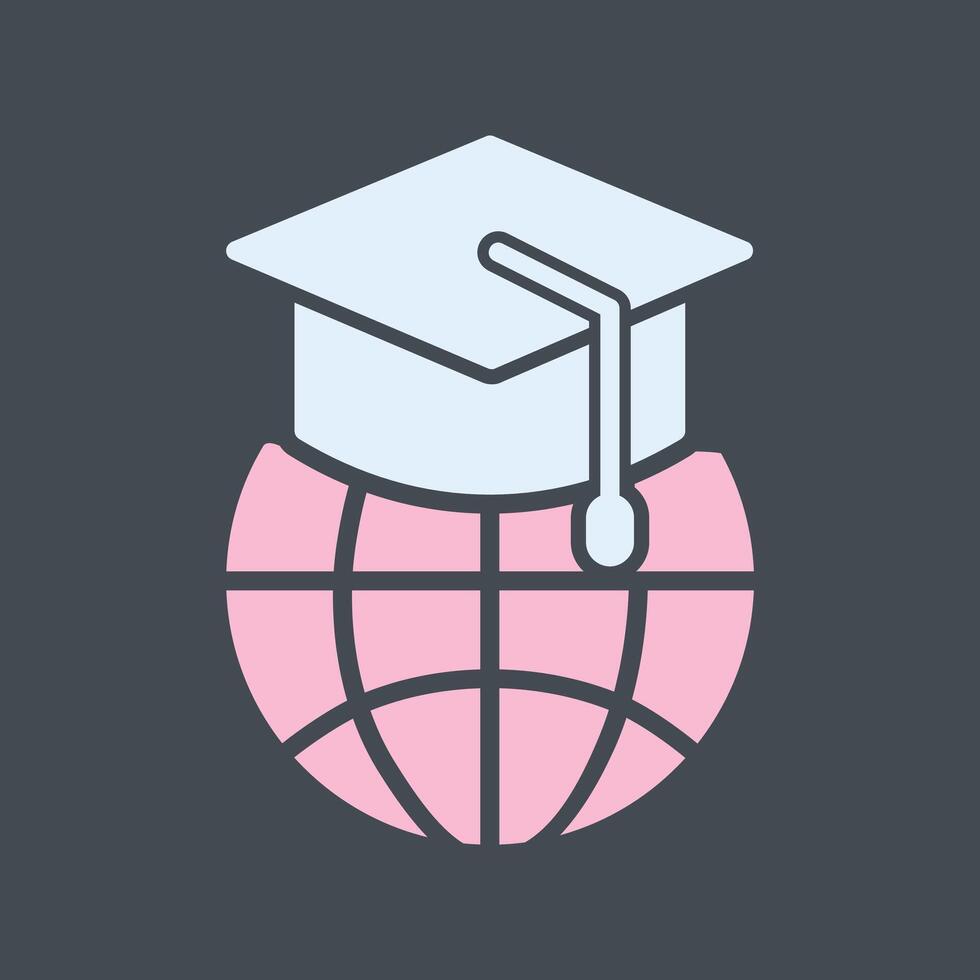 Global Education Vector Icon