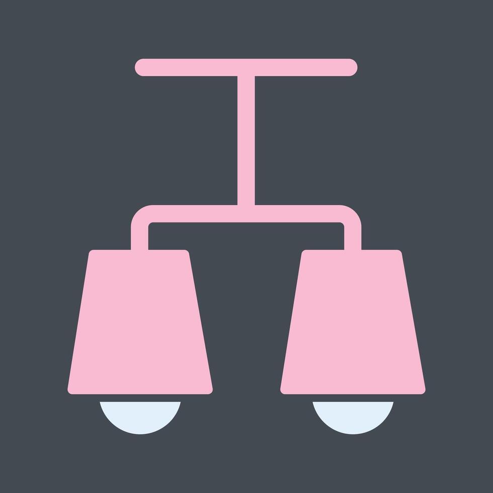 Lit Lamp Vector Icon
