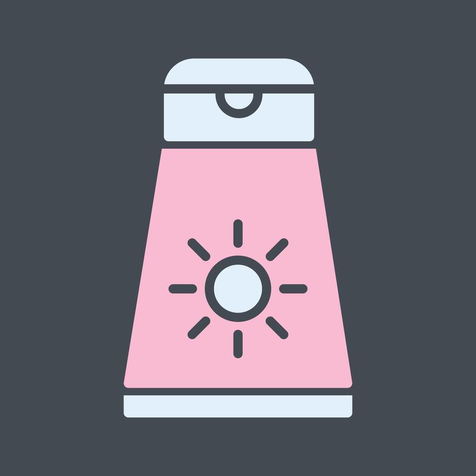 Sun Cream Vector Icon