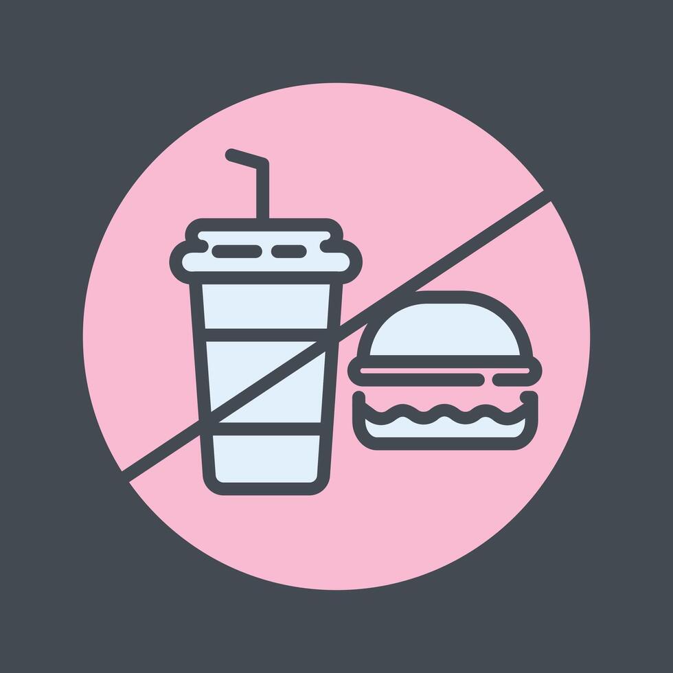 No Food Vector Icon