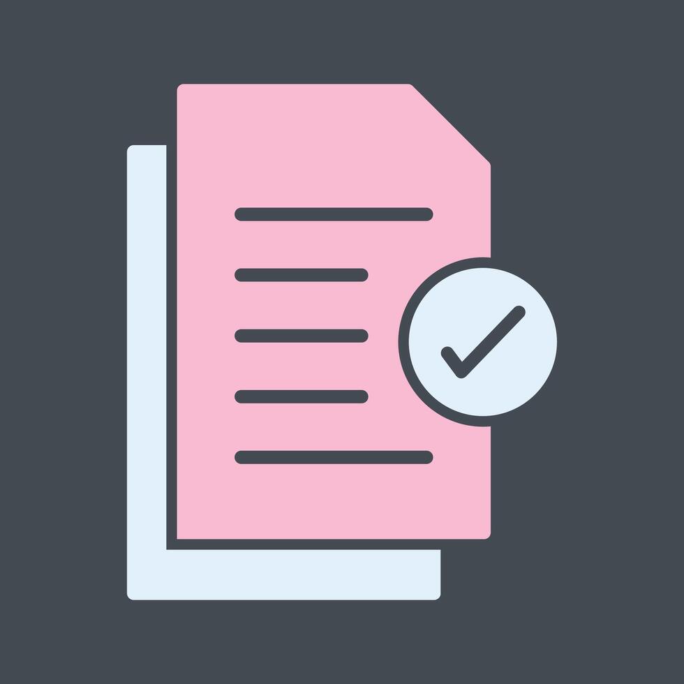 Report List Vector Icon