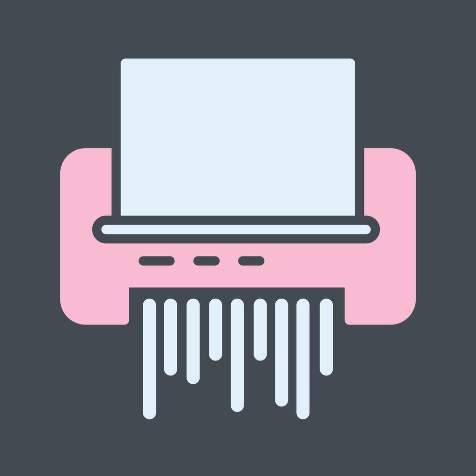 Paper Shredder Vector Icon
