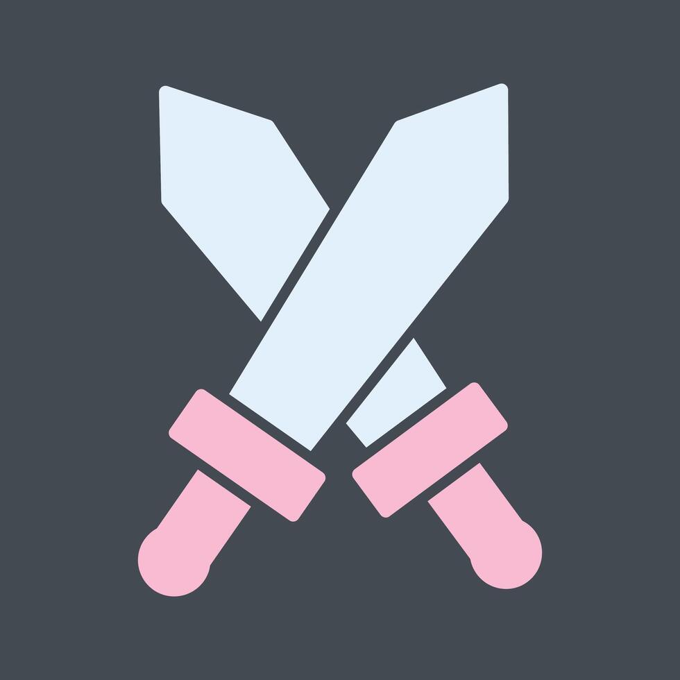 Two Swords Vector Icon