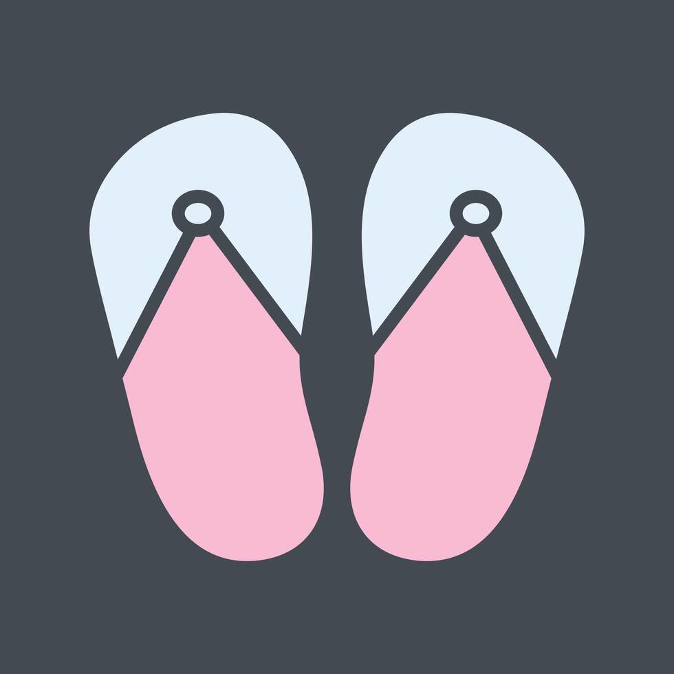 Slippers Vector Icon