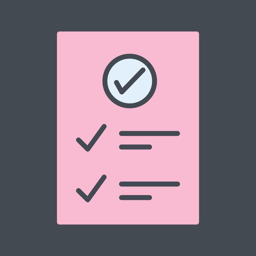 Check Up List Vector Icon