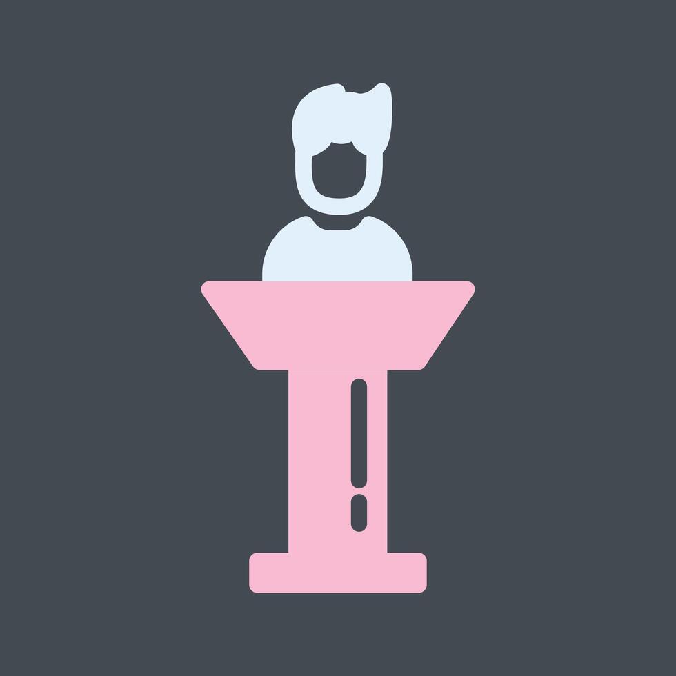 Elected Candidate Vector Icon