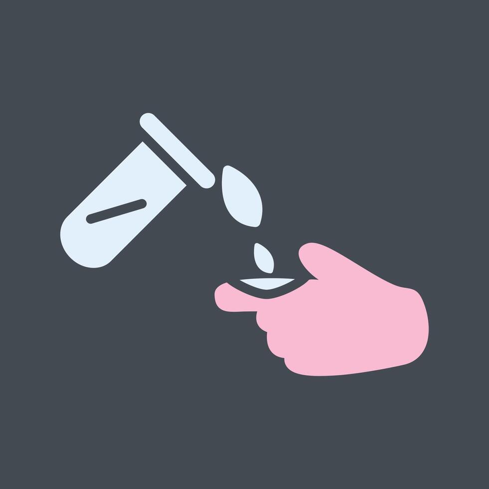 Corrosive Hazard Vector Icon