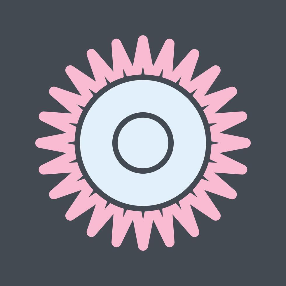 Optical Radiation Vector Icon