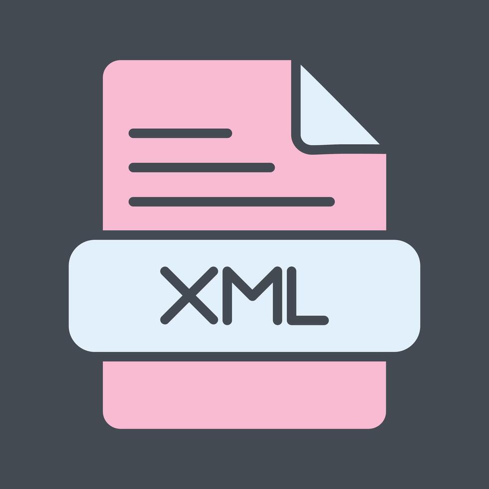 XML Vector Icon