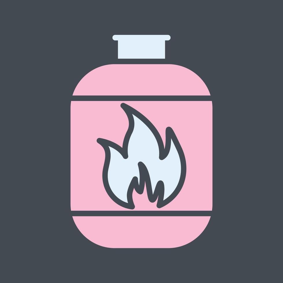 Gas Cylinder Vector Icon