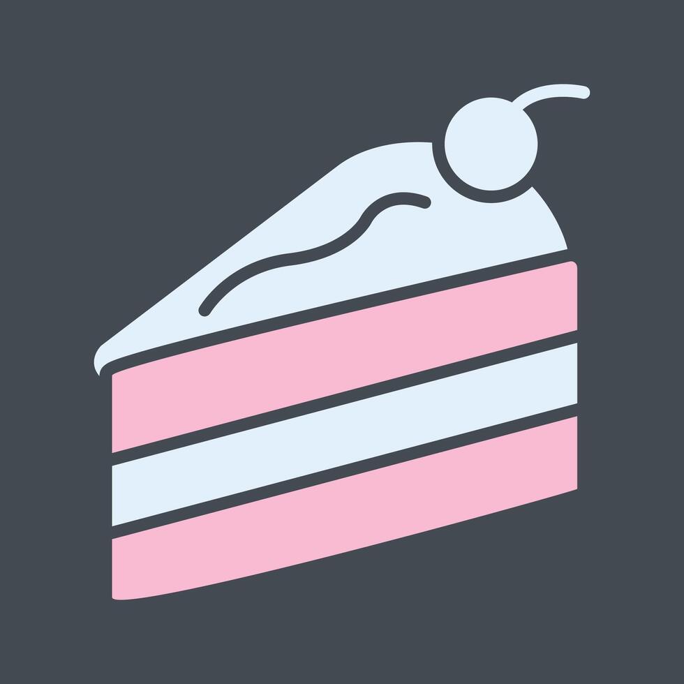 Cake Slice Vector Icon