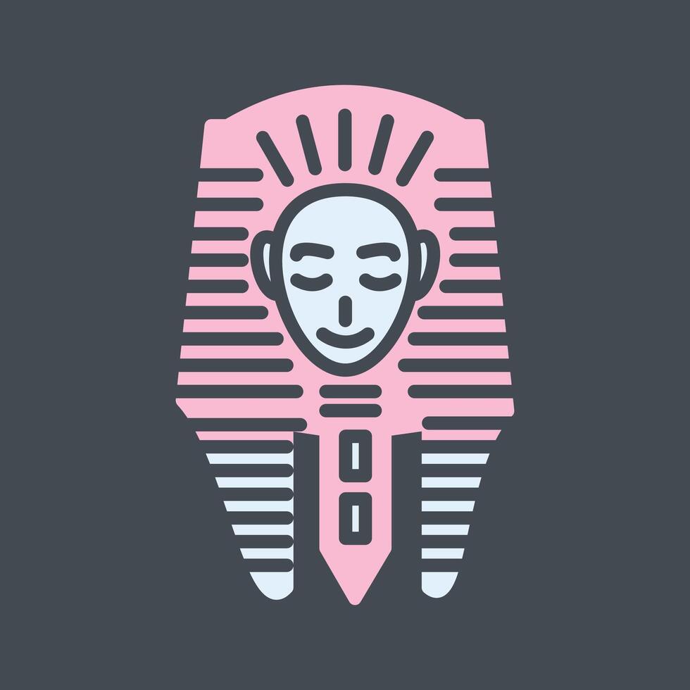 Egyptian Face Vector Icon