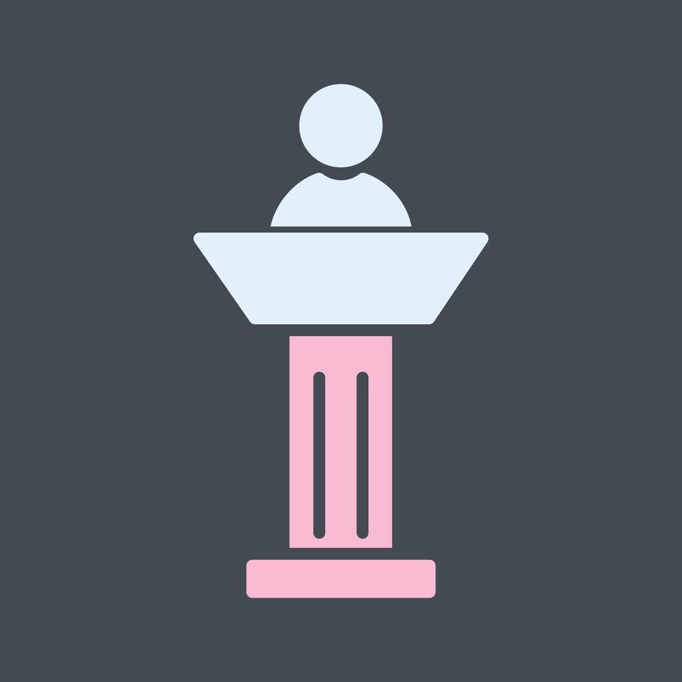 Podium Vector Icon