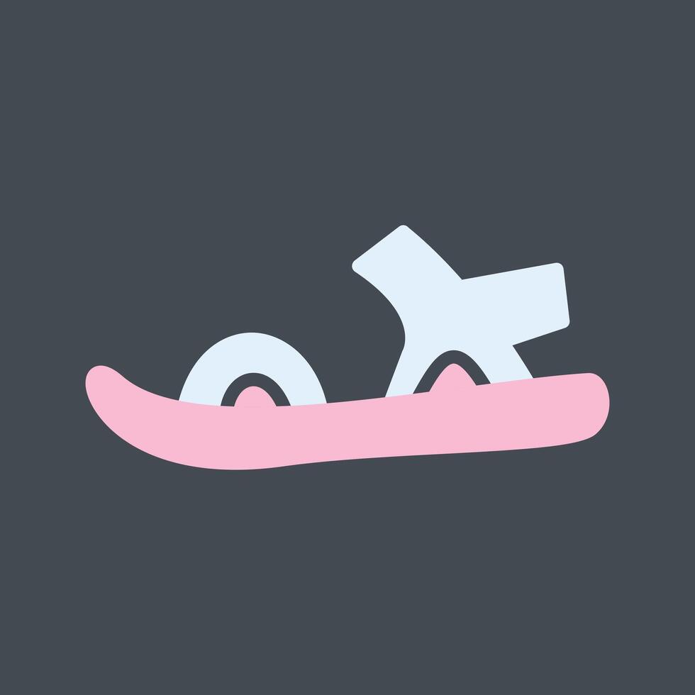 Stylish Sandals Vector Icon