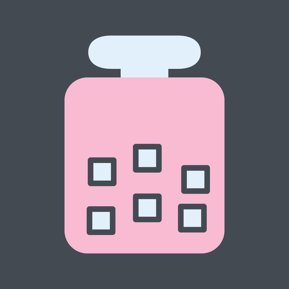Sugar Bottle Vector Icon