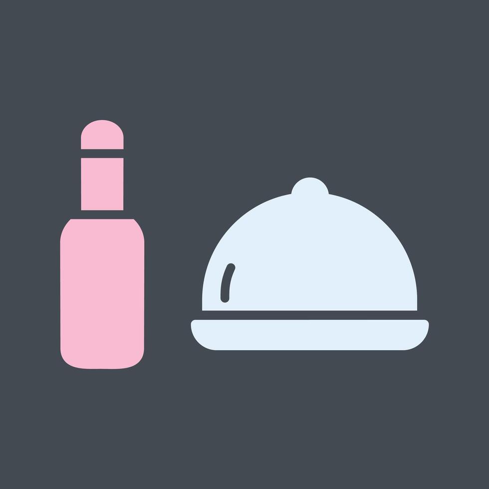 Food and Beer Vector Icon