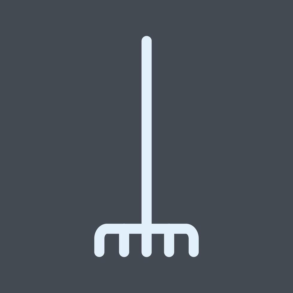 Fork picking leaves Vector Icon