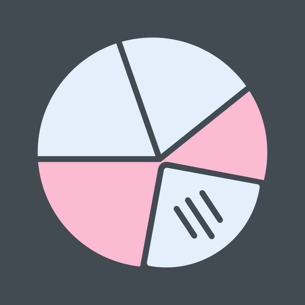 Pie Chart Vector Icon