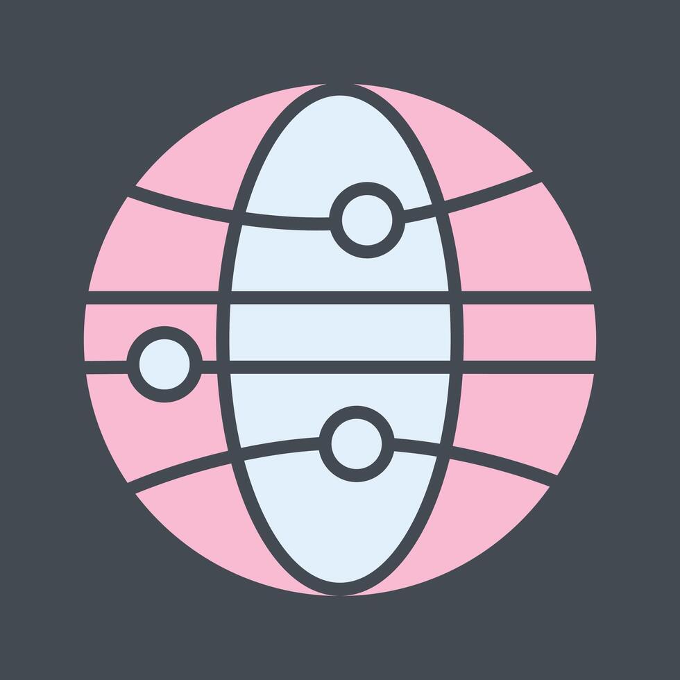 Globe III Vector Icon